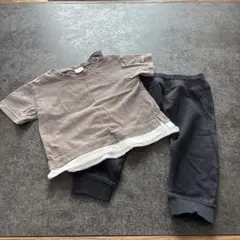 petit main Tシャツとパンツセット 80cm