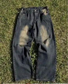 yolo ウォッシュドレトロデニムパンツ