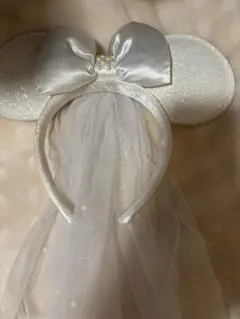 ミニー　カチューシャ ホワイト