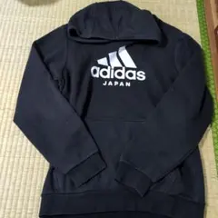 adidas ブラック パーカー Lサイズ