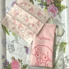 【新品】Zoff マイメロディ メガネケース＆メガネ拭きセット