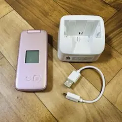 F-01M本体＆充電器付き＆首さげストラップ＆らくらくホン F-01M本体＆充電器付き＆首さげストラップ＆らくらくホン F-01M