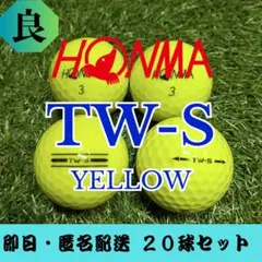 ロストボール ホンマ TW-S イエロー 20球良ランク 粋
