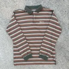 （古着）90s 00s ポロシャツ ボーダー 好配色
