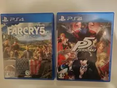 PS4 ソフト 2本セット(FARCRY5 ペルソナ5)