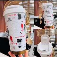 ☆即発送☆ 白キラキラ☆スタバ☆プラダを着た悪魔2 ☆中国 
