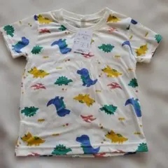 新品 タグ付き 恐竜柄 Tシャツ 95cm