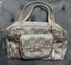 LOEWE ロエベ　ハンドバッグ　アナグラム　ポーチ付き　ブラウン