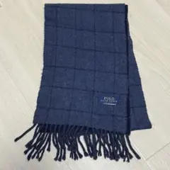 Polo Ralph Lauren ネイビー リバーシブル　マフラー