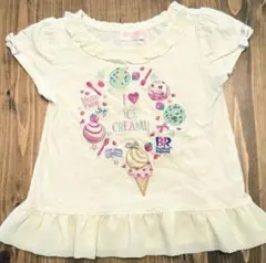 アイスクリーム刺繍 Tシャツ メゾピアノ 110 サーティワン