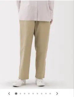 無印良品　洗いざらし コットンイージーパンツ M ベージュ