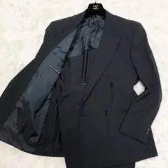 希少素材 KRIZIAUOMO スーツ ダブルブレスト ピュアバージンウール