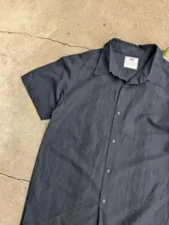 デザイン◎ 90's levi's cuba shirt open collar