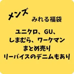 メンズ みれる福袋 まとめ売り