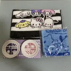 非売品　サンリオキャラクターズ　豆皿・タオル2枚のサムネイル