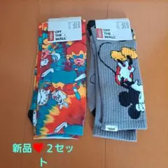 Vans 靴下　セット　ディズニー　ミッキー レアサイズ
