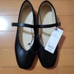 【新品未使用】GU メリージェーンシューズ ブラック XL(25cm)
