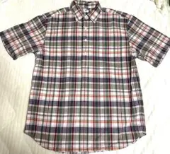 ユニクロ　メンズ　半袖チェックのシャツ
