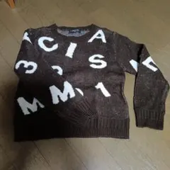 COMME CA ISM アルファベットセーター 120A