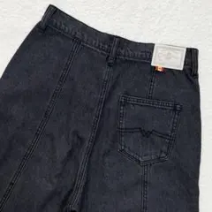 ワイドデニムパンツ ブラック フリンジ M シマロン CIMARRONのサムネイル