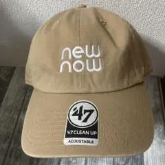 K*n様 榮倉奈々　newnow 完売品　47 キャップ　ベージュ　新品未使用 K*n様 榮倉奈々 newnow 完売品 47 キャップ ベージュ 新品未使用
