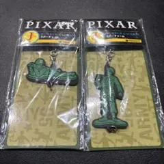 PIXAR 一番くじ J賞グリーンアーミーメン ラバーチャーム 2個セット
