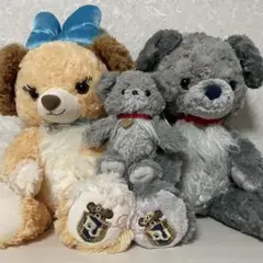 ディズニーストア　ユニベア 　わんわん物語　ノッテ　ベラ セット売り ディズニーストア ユニベアシティ ユニベア ノッテ ベラ