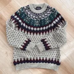 ノルディックセーター ウール