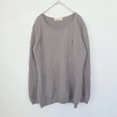 Poi...by Krizia ラメニット グレー イタリア製 セーター
