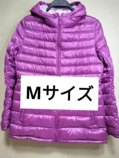 処分ユニクロUNIQLO フード付き 軽量ライトダウンジャケット M長袖 ②
