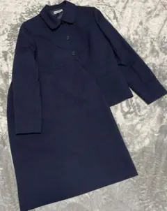 お受験フォーマルスーツ　濃紺　ジャケット、スカート　M