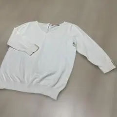 アプワイザーリッシェ　Vネックニット　袖パール