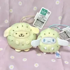 サンリオ フルーツきぐるみマスコット ポムポムプリン シナモロール 2点セット