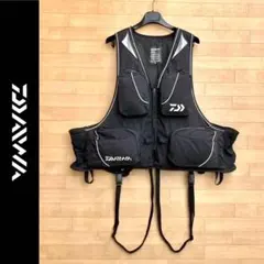 Daiwa ライフジャケット フローティングベスト ブラック DF-4020
