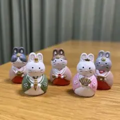 ひな人形オブジェお内裏様　お雛様　ひな祭り　三人官女　ナチュラルキッチン