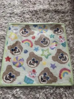 ハッピーポップニコハンカチフェイラー カラー：ペールグリーン×グリーン即日発送◎