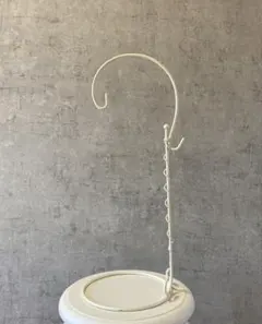 アイアン鳥かご ホワイト 約直径20cm高さ57cm - メルカリ
