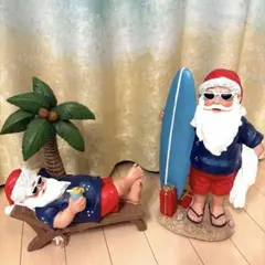 BAYFLOW クリスマス　サーフサンタ オブジェ 置き物