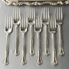 再お値下げ！英国製純銀ナイフとフォーク12本お箱入り 454541-1024x1024.jpg