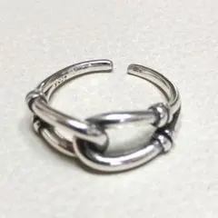 シルバー925 チェーン リング デザイン 指輪 メキシカン アメカジ