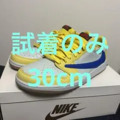 30cm 試着のみ Nike air Jordan 1 low canary
