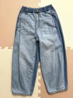 Ocean&Ground ハイウエストデニムバルーンパンツ 120 マーキーズ