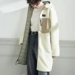 【美品✨】TAION ノーリーズ 別注 ボア×ダウン フードコート リバーシブル