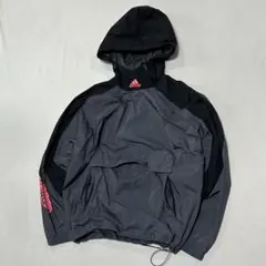 10s Adidas ナイロン アノラックジャケット ドローコード Tech