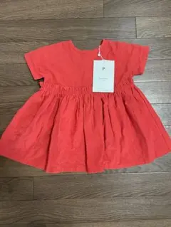 P.premier ピードットプルミエ ブラウス ワンピース 赤