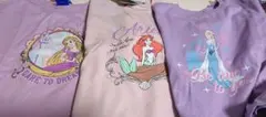 しまむら ディズニープリンセス 半袖Tシャツ