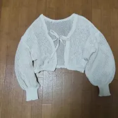 【お値下げ】Lovetoxic 　メッシュボレロカーディガン　　150cm