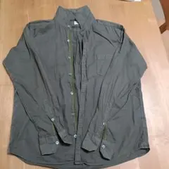 TAKEO KIKUCHI 長袖シャツ カーキ サイズ4のサムネイル
