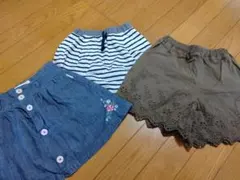 スカート　キュロット　120 130のサムネイル