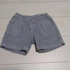 H＆M ストライプ ショートパンツ ネイビー ホワイト